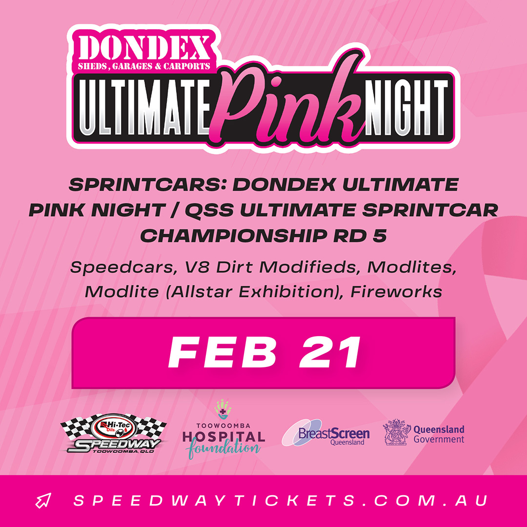 Dondex Sheds Garages & Carports Ultimate Pink Night 2026